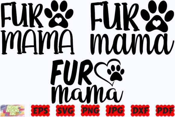 Fur Mama SVG Dog Mom Design Review