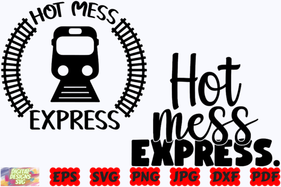 Hot Mess Express SVG Mom Design Review