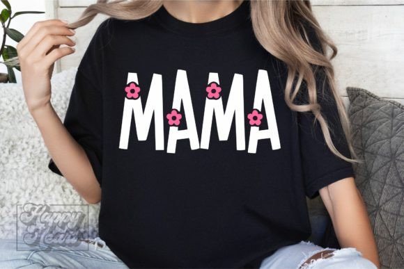 Mama Flower Floral Birthday Mom SVG PNG Review